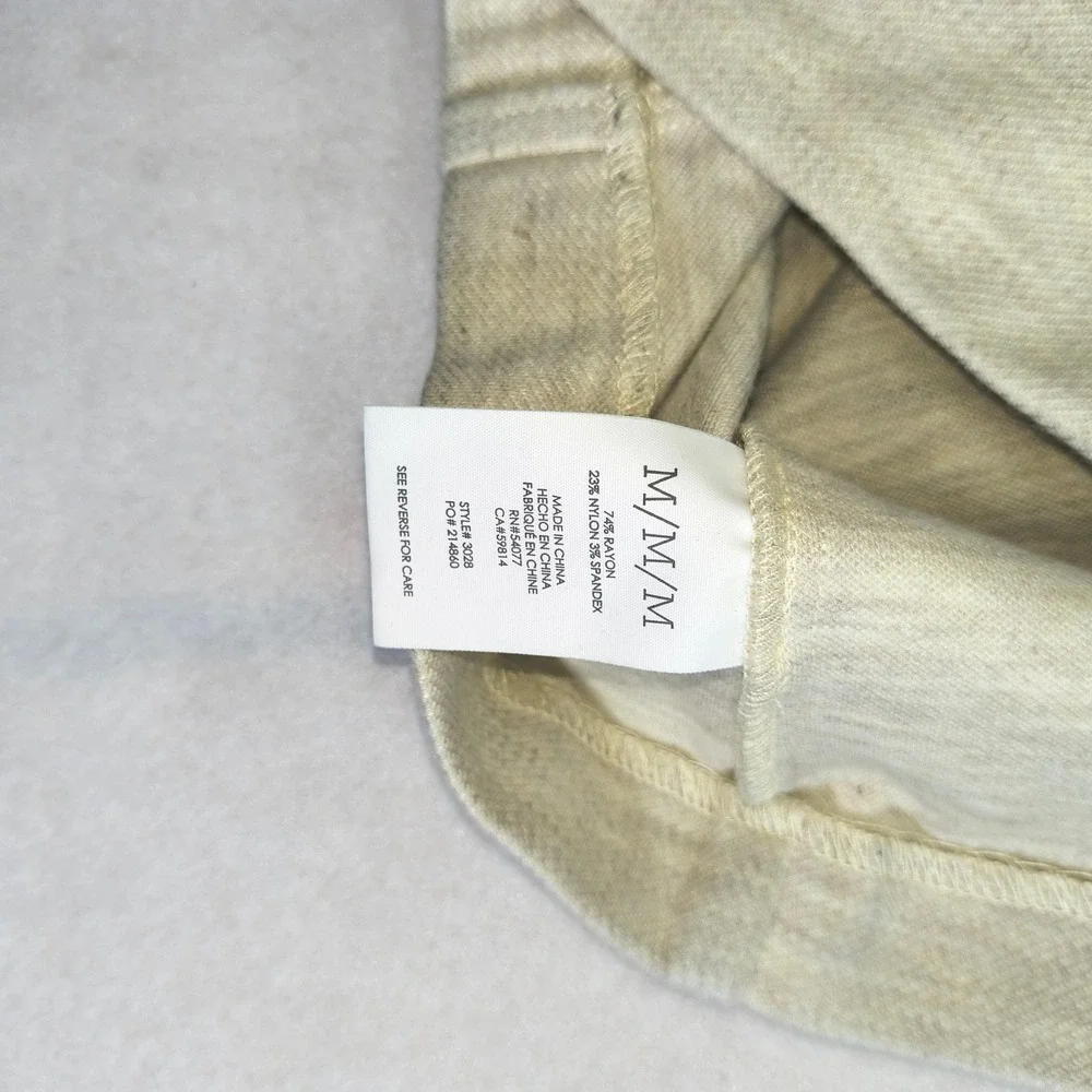 Cabi Double Breasted Knit Jacket Blazer Beige Button Front Peacoat Style‎ Medium